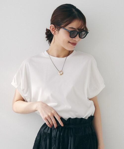 UNTITLED / アンタイトル カットソー | 【体型カバー/洗える】スリーブミニタックプルオーバー | 詳細2