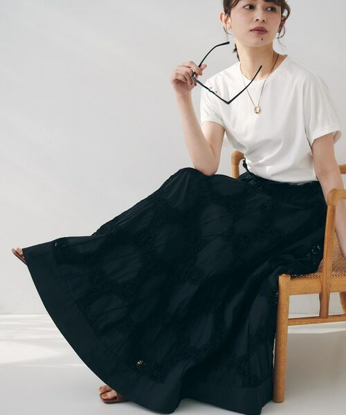 UNTITLED / アンタイトル カットソー | 【体型カバー/洗える】スリーブミニタックプルオーバー | 詳細3