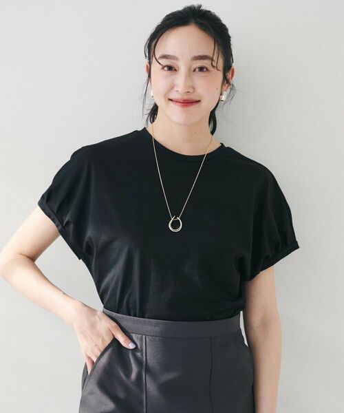 UNTITLED / アンタイトル カットソー | 【体型カバー/洗える】スリーブミニタックプルオーバー | 詳細6