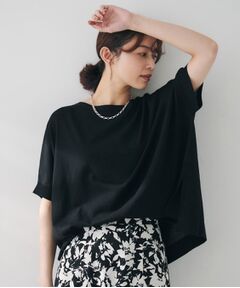 UNTITLED / アンタイトル ニット・セーター | 【体型カバー/手洗い可】コットンリネン ワイドプルオーバーニット