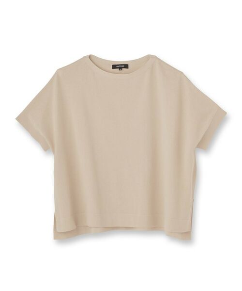 UNTITLED / アンタイトル ニット・セーター | 【体型カバー/手洗い可】コットンリネン ワイドプルオーバーニット | 詳細1