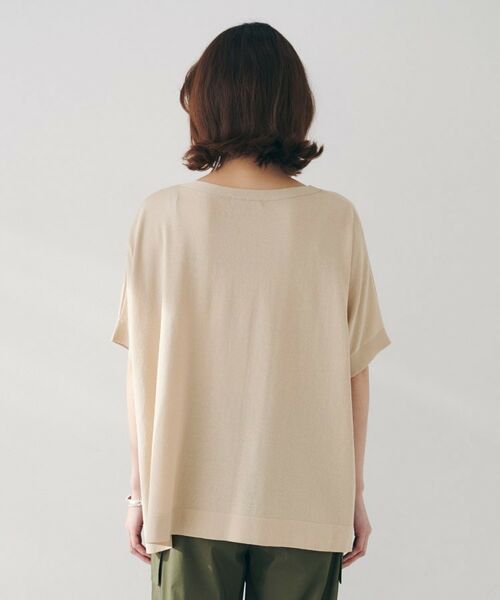 UNTITLED / アンタイトル ニット・セーター | 【体型カバー/手洗い可】コットンリネン ワイドプルオーバーニット | 詳細24