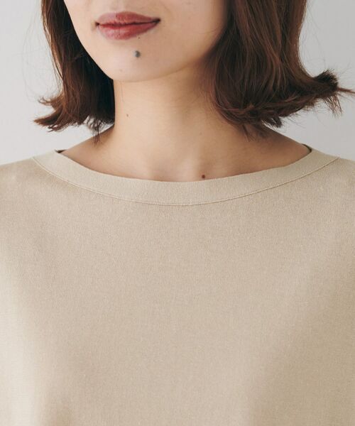 UNTITLED / アンタイトル ニット・セーター | 【体型カバー/手洗い可】コットンリネン ワイドプルオーバーニット | 詳細25