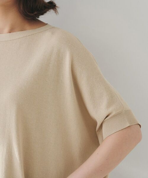 UNTITLED / アンタイトル ニット・セーター | 【体型カバー/手洗い可】コットンリネン ワイドプルオーバーニット | 詳細26