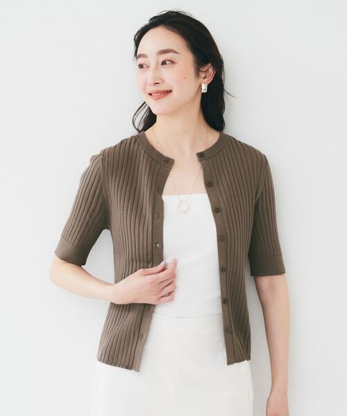 UNTITLED / アンタイトル ニット・セーター | 【五分袖/タイト】コットンリネン2WAYニット | 詳細14