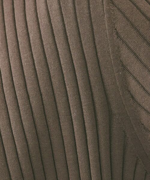 UNTITLED / アンタイトル ニット・セーター | 【五分袖/タイト】コットンリネン2WAYニット | 詳細17