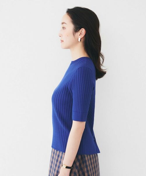 UNTITLED / アンタイトル ニット・セーター | 【五分袖/タイト】コットンリネン2WAYニット | 詳細27