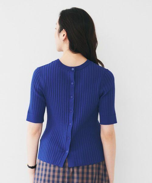 UNTITLED / アンタイトル ニット・セーター | 【五分袖/タイト】コットンリネン2WAYニット | 詳細28