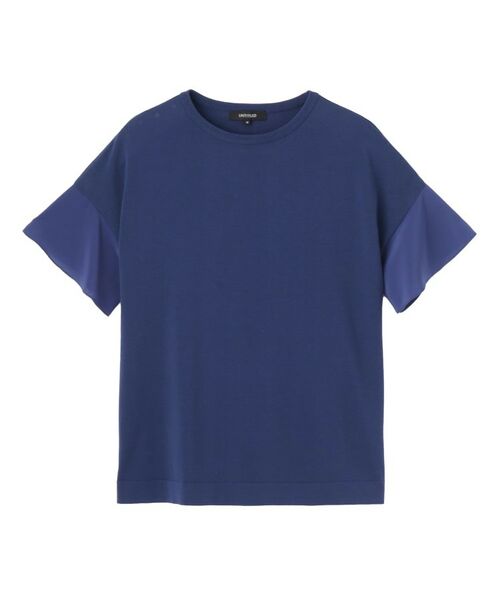 UNTITLED / アンタイトル ニット・セーター | 【洗える/体型カバー】袖異素材プルオーバーニット | 詳細1