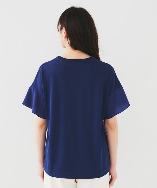 UNTITLED / アンタイトル ニット・セーター | 【洗える/体型カバー】袖異素材プルオーバーニット | 詳細16