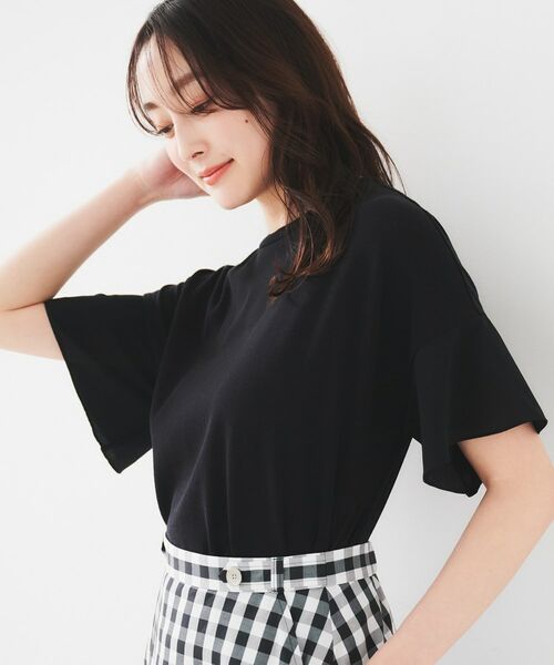 UNTITLED / アンタイトル ニット・セーター | 【洗える/体型カバー】袖異素材プルオーバーニット | 詳細6