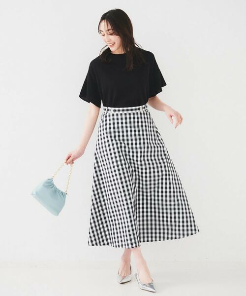 UNTITLED / アンタイトル ニット・セーター | 【洗える/体型カバー】袖異素材プルオーバーニット | 詳細8