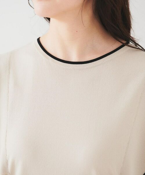 UNTITLED / アンタイトル ニット・セーター | 【きれいめ/二の腕カバー】フリルノースリーブニット | 詳細17