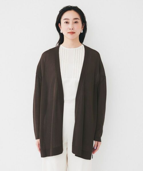 UNTITLED / アンタイトル カーディガン・ボレロ | 【ゆったり/ロング】シアーカーディガン | 詳細14