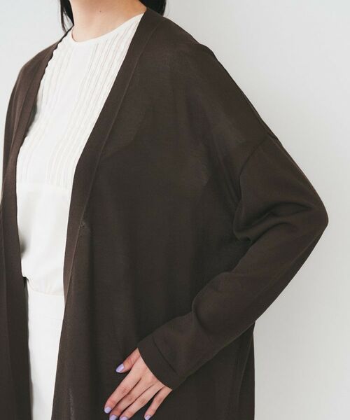 UNTITLED / アンタイトル カーディガン・ボレロ | 【ゆったり/ロング】シアーカーディガン | 詳細18