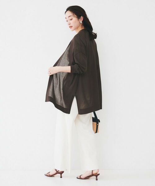 UNTITLED / アンタイトル カーディガン・ボレロ | 【ゆったり/ロング】シアーカーディガン | 詳細8