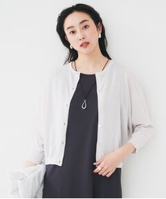 UNTITLED / アンタイトル カーディガン・ボレロ | 【短丈/シアー/洗える】ドルマンスリーブカーディガン