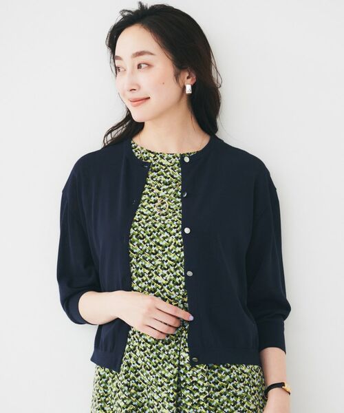 UNTITLED / アンタイトル カーディガン・ボレロ | 【短丈/シアー/洗える】ドルマンスリーブカーディガン | 詳細17