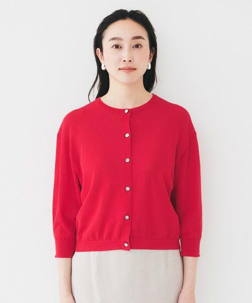 UNTITLED / アンタイトル カーディガン・ボレロ | 【短丈/シアー/洗える】ドルマンスリーブカーディガン | 詳細21