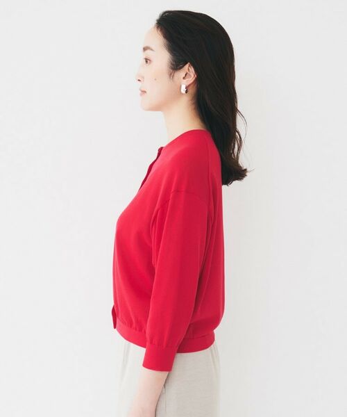 UNTITLED / アンタイトル カーディガン・ボレロ | 【短丈/シアー/洗える】ドルマンスリーブカーディガン | 詳細22