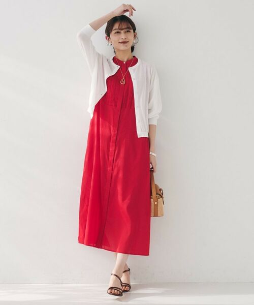 UNTITLED / アンタイトル カーディガン・ボレロ | 【短丈/シアー/洗える】ドルマンスリーブカーディガン | 詳細3