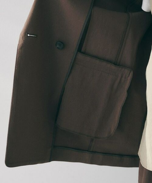 UNTITLED / アンタイトル テーラードジャケット | 【セットアップ可能／オンオフ】ラミー混 ダブルブレストジャケット | 詳細10
