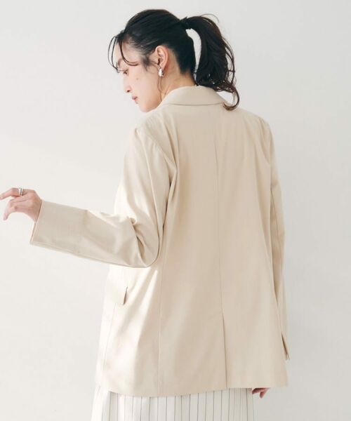 UNTITLED / アンタイトル テーラードジャケット | 【セットアップ可能／オンオフ】ラミー混 ダブルブレストジャケット | 詳細13