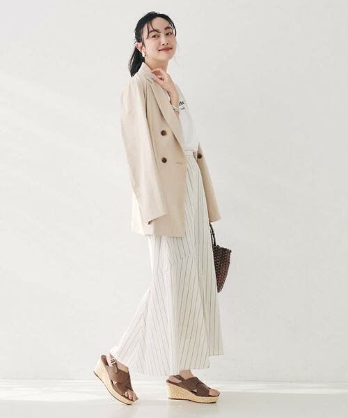 UNTITLED / アンタイトル テーラードジャケット | 【セットアップ可能／オンオフ】ラミー混 ダブルブレストジャケット | 詳細15