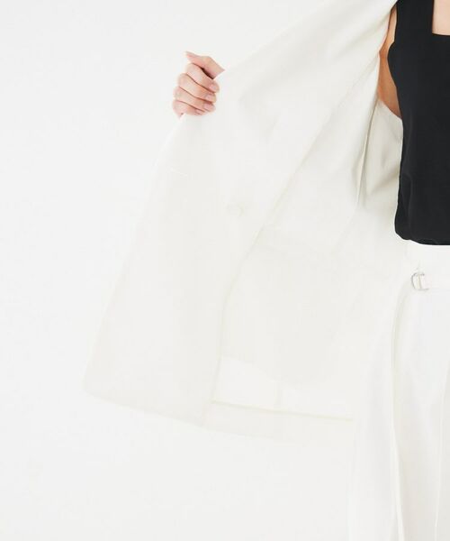 UNTITLED / アンタイトル テーラードジャケット | 【セットアップ可能／オンオフ】ラミー混 ダブルブレストジャケット | 詳細23