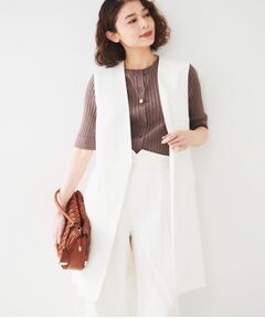 アンタイトル　ベスト　Tシャツ　2枚セット　ネイビー ベスト Tシャツ セット[品番：OCGW0003032]｜ONE 4 PREMIUM