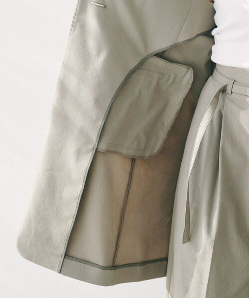 UNTITLED / アンタイトル ベスト | 【セットアップ可能/オンオフ】ラミー混カラーレスジレ | 詳細5