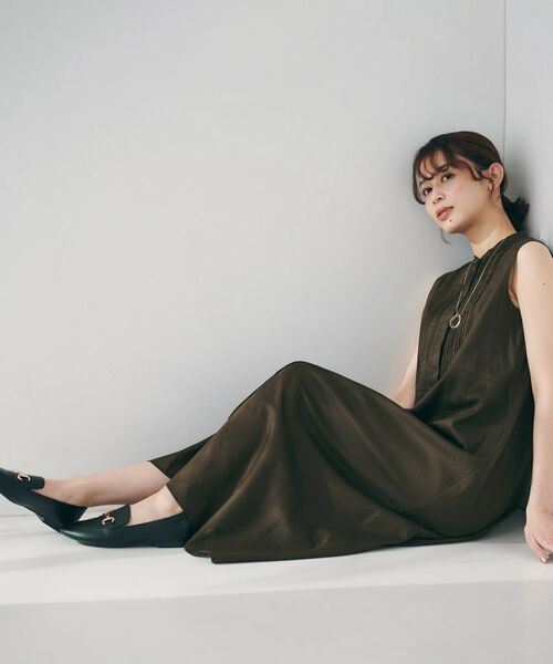 UNTITLED / アンタイトル ロング・マキシ丈ワンピース | 【シアー/前開き/夏ワンピ】コットンピンタックワンピース | 詳細10