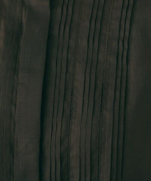 UNTITLED / アンタイトル ロング・マキシ丈ワンピース | 【シアー/前開き/夏ワンピ】コットンピンタックワンピース | 詳細11