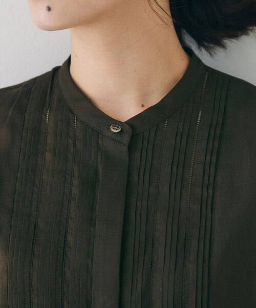 UNTITLED / アンタイトル ロング・マキシ丈ワンピース | 【シアー/前開き/夏ワンピ】コットンピンタックワンピース | 詳細19