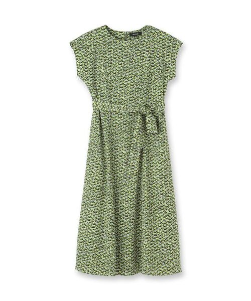 UNTITLED / アンタイトル ロング・マキシ丈ワンピース | 【きれいめ/洗える/夏ワンピ】モザイク柄ワンピース | 詳細1