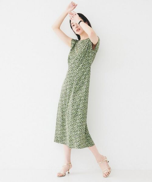 UNTITLED / アンタイトル ロング・マキシ丈ワンピース | 【きれいめ/洗える/夏ワンピ】モザイク柄ワンピース | 詳細12