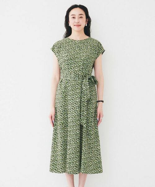 UNTITLED / アンタイトル ロング・マキシ丈ワンピース | 【きれいめ/洗える/夏ワンピ】モザイク柄ワンピース | 詳細14