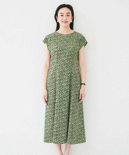 UNTITLED / アンタイトル ロング・マキシ丈ワンピース | 【きれいめ/洗える/夏ワンピ】モザイク柄ワンピース | 詳細17