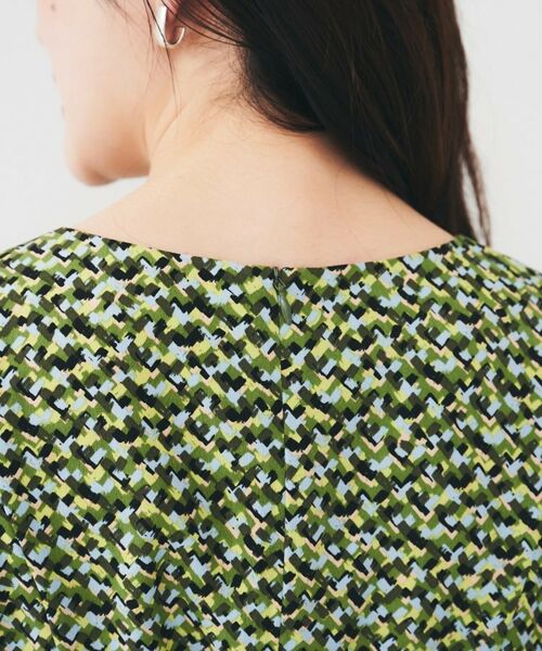 UNTITLED / アンタイトル ロング・マキシ丈ワンピース | 【きれいめ/洗える/夏ワンピ】モザイク柄ワンピース | 詳細19