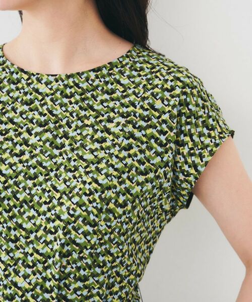 UNTITLED / アンタイトル ロング・マキシ丈ワンピース | 【きれいめ/洗える/夏ワンピ】モザイク柄ワンピース | 詳細20