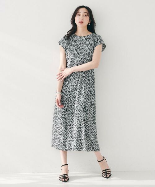 UNTITLED / アンタイトル ロング・マキシ丈ワンピース | 【きれいめ/洗える/夏ワンピ】モザイク柄ワンピース | 詳細6