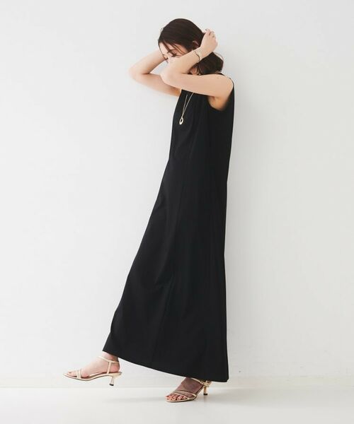UNTITLED / アンタイトル ロング・マキシ丈ワンピース | 【洗える/夏ワンピ/2WAY】ジャージワンピース | 詳細17