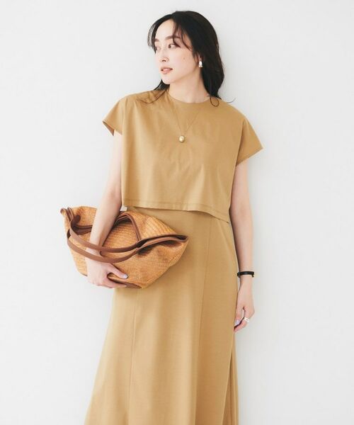 UNTITLED / アンタイトル ロング・マキシ丈ワンピース | 【洗える/夏ワンピ/2WAY】ジャージワンピース | 詳細8