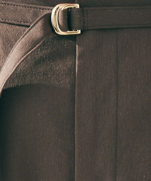 UNTITLED / アンタイトル パンツ | 【セットアップ可能/オンオフ】ラミー混 タックワイドパンツ | 詳細11