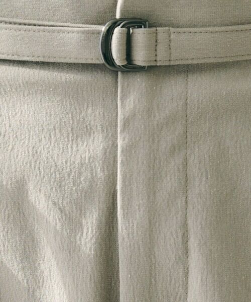 UNTITLED / アンタイトル パンツ | 【セットアップ可能/オンオフ】ラミー混 タックワイドパンツ | 詳細5