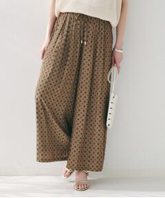 UNTITLED / アンタイトル ショート・ハーフ・半端丈パンツ | 【セットアップ可能/ウエストゴム】小紋柄パンツ