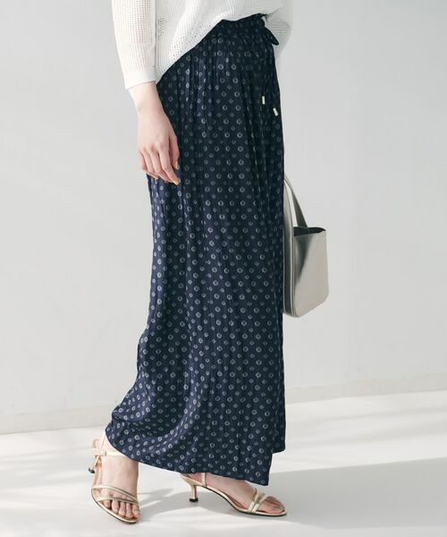 UNTITLED / アンタイトル ショート・ハーフ・半端丈パンツ | 【セットアップ可能/ウエストゴム】小紋柄パンツ | 詳細10