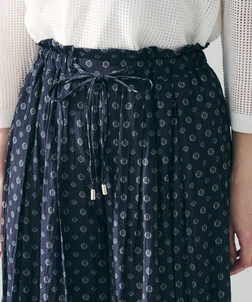 UNTITLED / アンタイトル ショート・ハーフ・半端丈パンツ | 【セットアップ可能/ウエストゴム】小紋柄パンツ | 詳細17