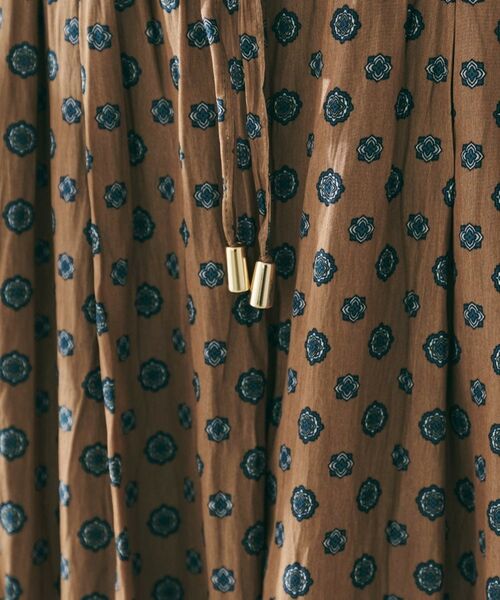 UNTITLED / アンタイトル ショート・ハーフ・半端丈パンツ | 【セットアップ可能/ウエストゴム】小紋柄パンツ | 詳細7