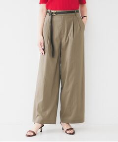 UNTITLED / アンタイトル パンツ | 【後ろウエストゴム/洗える】2タックワイドパンツ